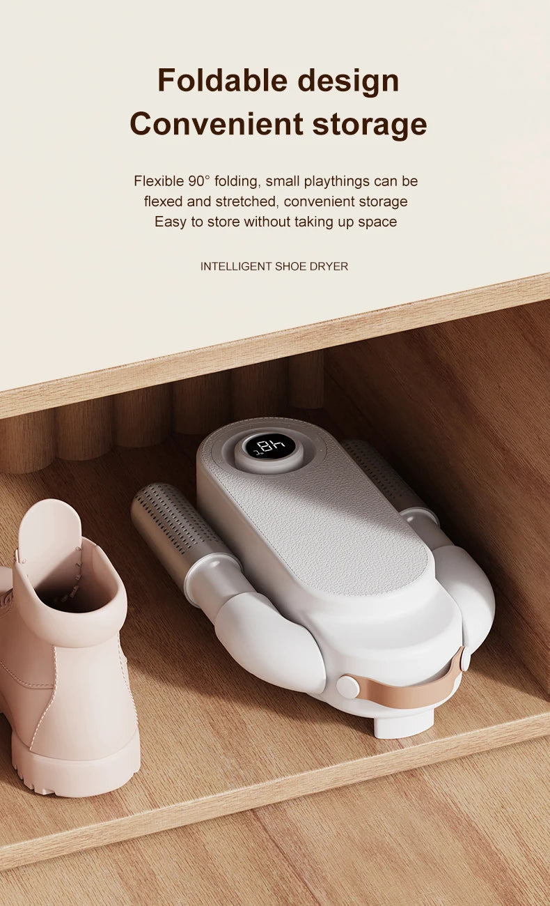 Shoe Dryers Sterilization Dehumidification Portable Shoe Rack Heater Deodorizer Dehumidifier Device Quick Drying Shoe Dryer - LKBA