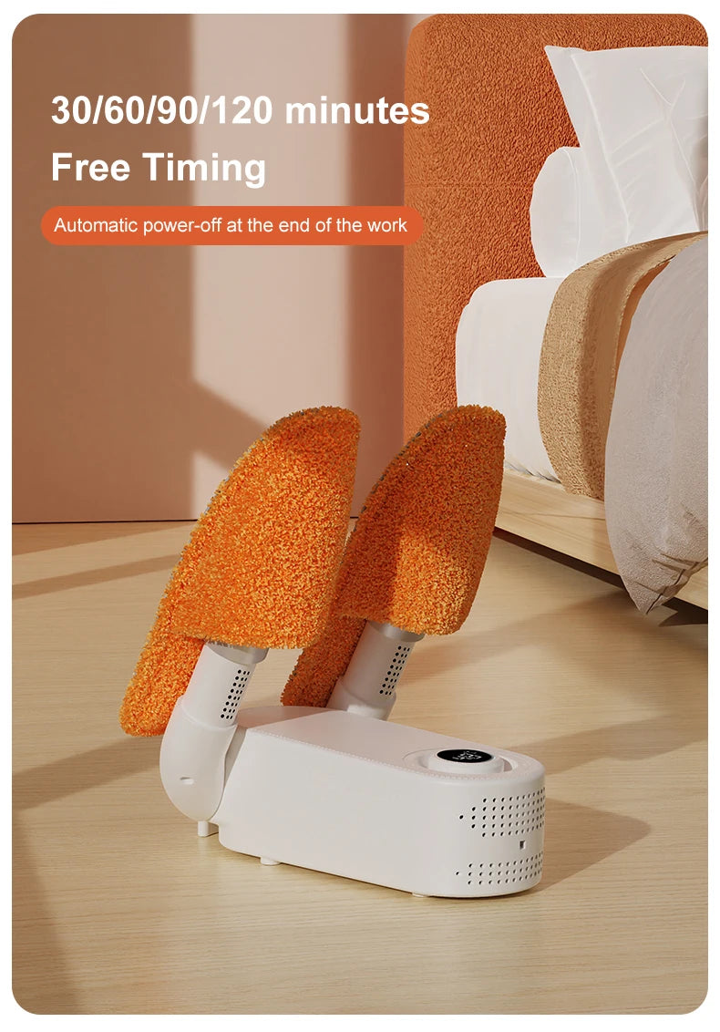 Shoe Dryers Sterilization Dehumidification Portable Shoe Rack Heater Deodorizer Dehumidifier Device Quick Drying Shoe Dryer - LKBA