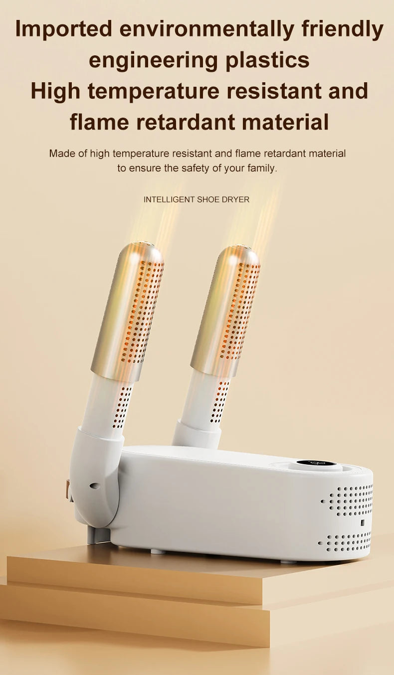Shoe Dryers Sterilization Dehumidification Portable Shoe Rack Heater Deodorizer Dehumidifier Device Quick Drying Shoe Dryer - LKBA