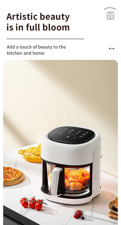 Smart Electric Air Fryer Large Capacity Convection Oven Deep Fryer Without Oil Kitchen 360°Baking - LKBA