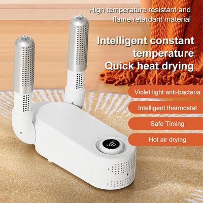 Shoe Dryers Sterilization Dehumidification Portable Shoe Rack Heater Deodorizer Dehumidifier Device Quick Drying Shoe Dryer - LKBA