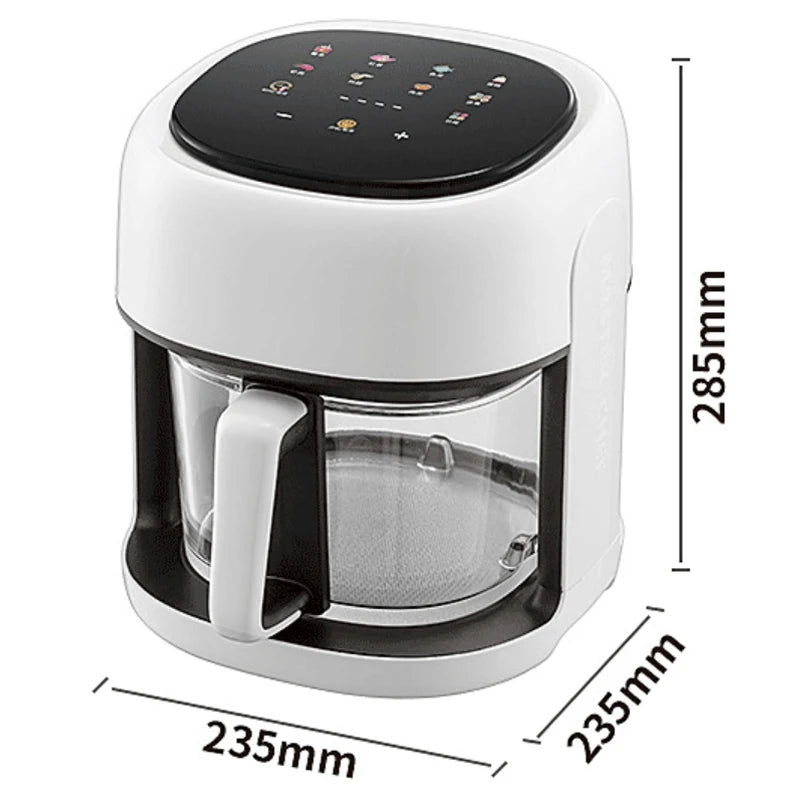 Smart Electric Air Fryer Large Capacity Convection Oven Deep Fryer Without Oil Kitchen 360°Baking - LKBA