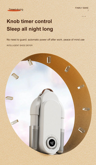 Shoe Dryers Sterilization Dehumidification Portable Shoe Rack Heater Deodorizer Dehumidifier Device Quick Drying Shoe Dryer - LKBA