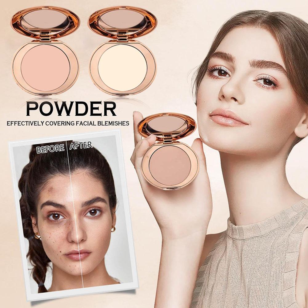 Setting Powder Small Samples Oil Control Concealer Matte Waterproof Foundation Brighten Skin Contour Long Lasting Makeup - LKBA