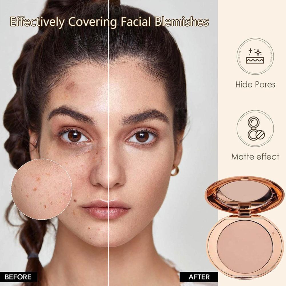 Setting Powder Small Samples Oil Control Concealer Matte Waterproof Foundation Brighten Skin Contour Long Lasting Makeup - LKBA
