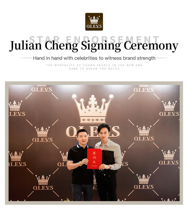 OLEVS Top Brand Male Watches Square Quartz Watch Watch For Men Waterproof Leather Strap Sport Clock Male Relogio Masculino - LKBA