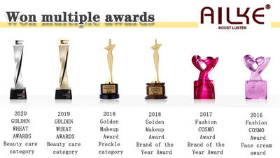 AILKE Lightening Facial Skin Care Cream With Glutathione, Reduce Dark Spots, Improve Dull Skin, Moisturizing Face Clean Set - LKBA