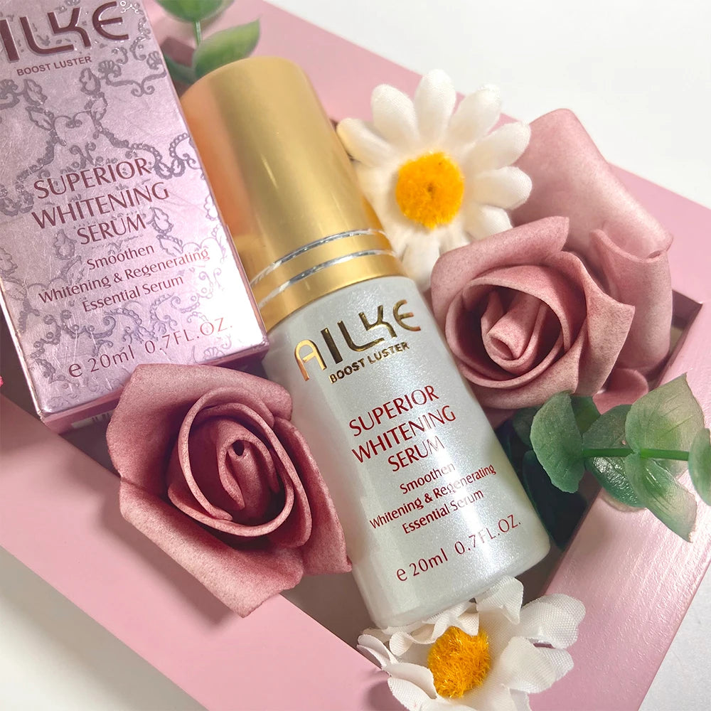 AILKE Lightening Facial Skin Care Cream With Glutathione, Reduce Dark Spots, Improve Dull Skin, Moisturizing Face Clean Set - LKBA