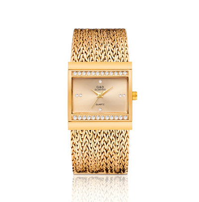 Ladies Wrist Watches Woman Famous Brand Dress Square Design Female Wristwatch Gold Stainless Steel Clock Montre Femme 2024 - LKBA