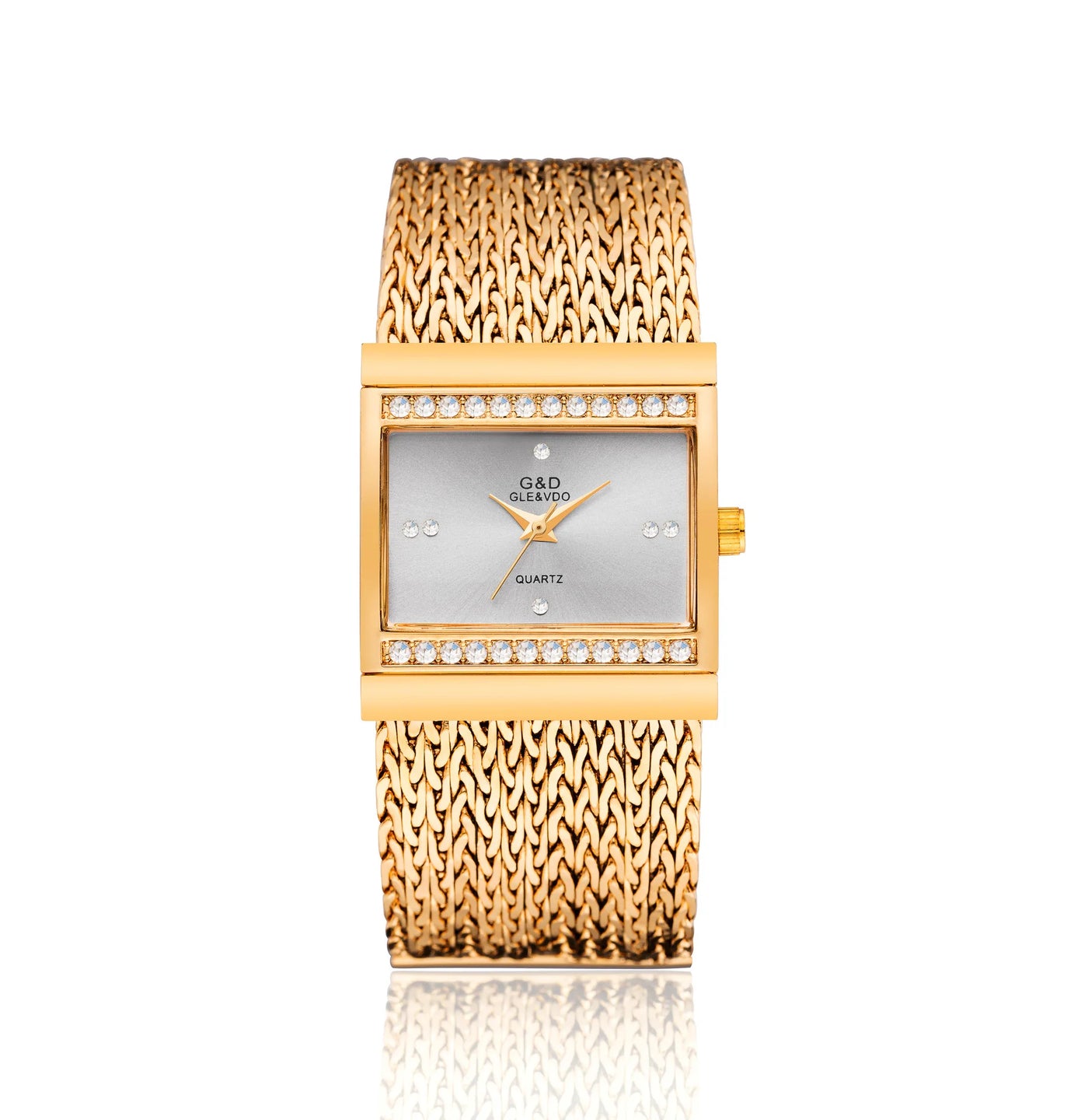 Ladies Wrist Watches Woman Famous Brand Dress Square Design Female Wristwatch Gold Stainless Steel Clock Montre Femme 2024 - LKBA