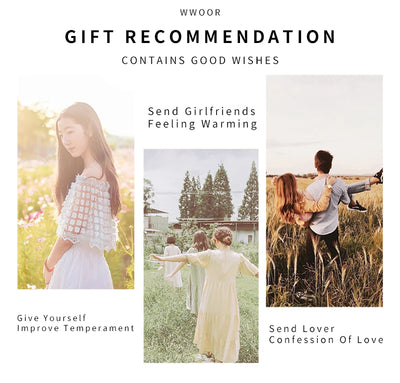 WWOOR Luxury Brand Watches For Women Fashion Square Purple Ladies Quartz Wristwatch Waterproof Silicone Band Relogio Feminino - LKBA