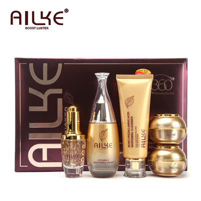 AILKE Whitening Dark Spots Remove Facial Skin Care Cream With Collagen, Reduce Freckles, Wrinkles, Women Premium Face Product