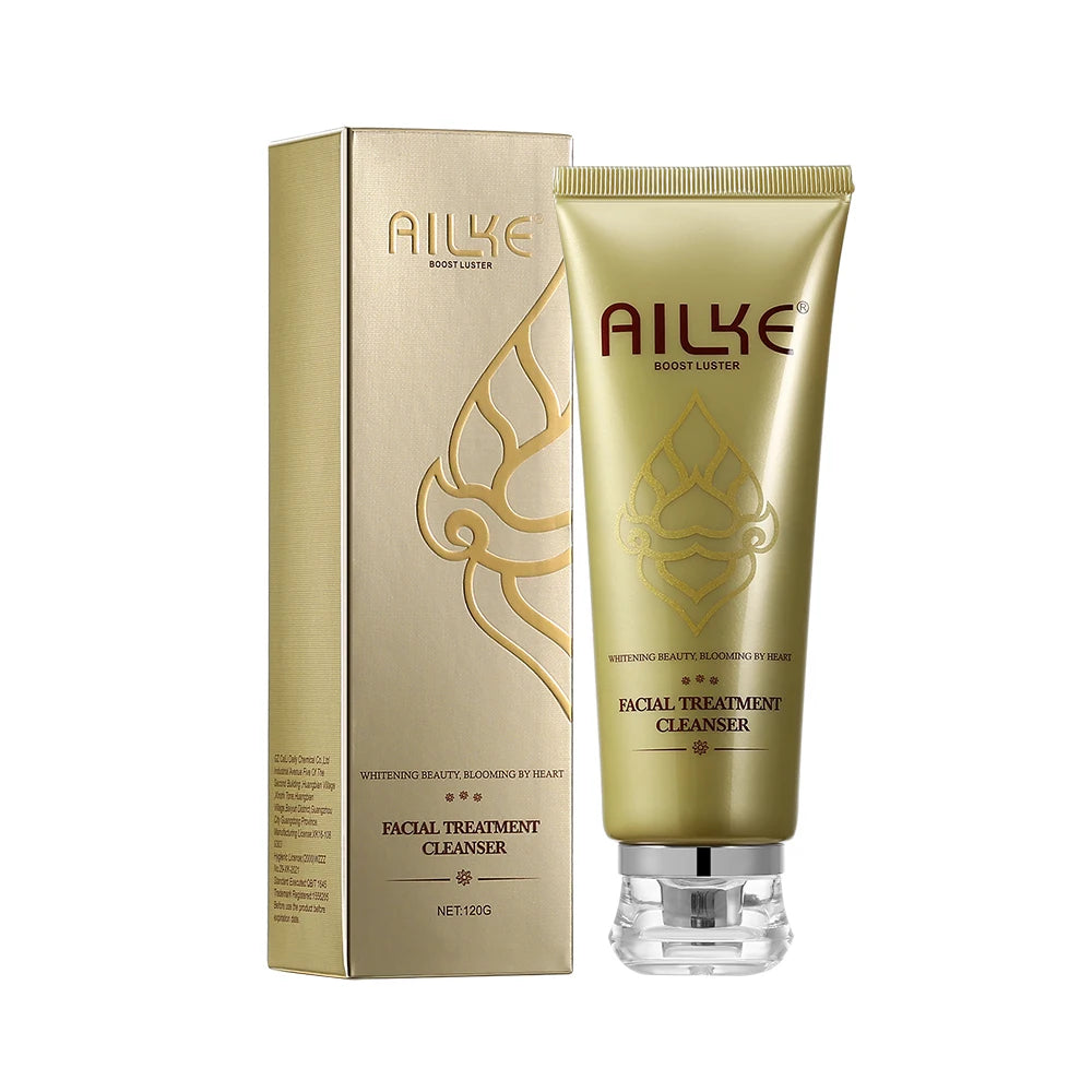 AILKE Lightening Facial Skin Care Cream With Glutathione, Reduce Dark Spots, Improve Dull Skin, Moisturizing Face Clean Set