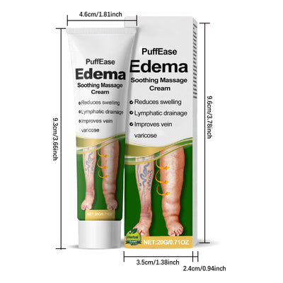 Varicose Vein Ease Paste Spider Leg Soreness Recovery Vasculitis Improve Blood Circulation Hydration Swelling Edema Relief Cream - LKBA