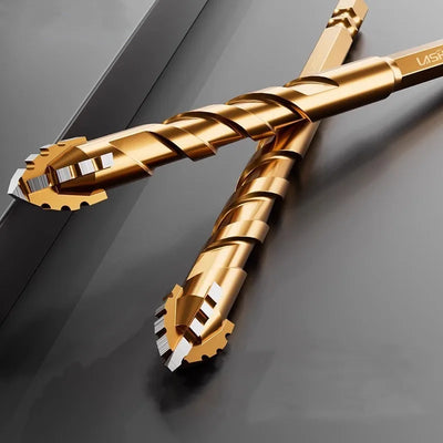 Upgraded four-edged sawtooth drill bit for tile drilling and concrete special electric drill ultra-high hardness drill bit - LKBA