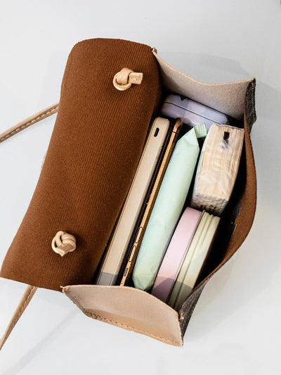 Vintageprinting 2022 New Style Single Shoulder Scarf Bag Small Square Casual Versatile Women's Bag Ultrafine Fiber Leather - LKBA