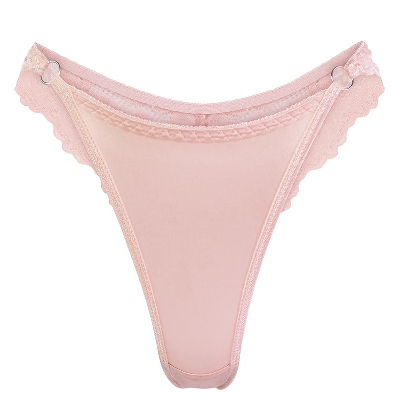 1pcs 2025 New Style Embroidery Floral Panties Low Rise Solid Elegant Lady Briefs Breathable Comfortable Sexy Lingerie Underpants - LKBA