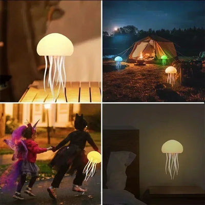 Upgraded Silent Jellyfish Lamp, Jelly Fish Light With Dancing Legs, Voice Control for Bedrooms, Living Room and Christmas Gifts - LKBA