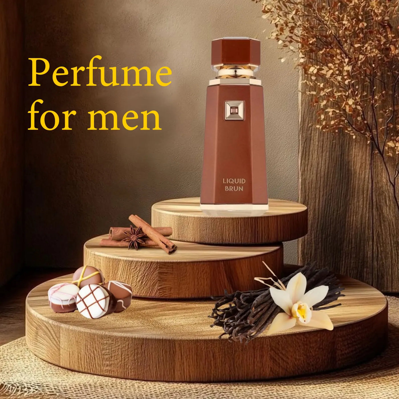 Rich Perfume Gold-Trimmed Gem-Accented Eau De Parfum Opulent Woody Intense Long-Lasting Luxury Fragrance Perfumes - LKBA