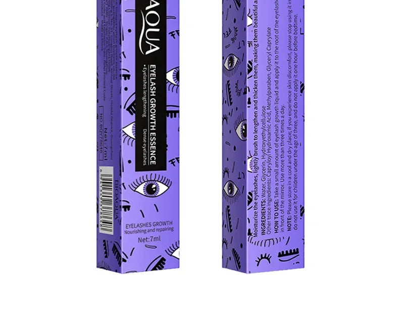 Fast Eyelash Growth Serum 7 Days Natural Eyelash Enhancer Longer Fuller Thicker Curling Lash Treatment Eye Care Products Makeup - LKBA