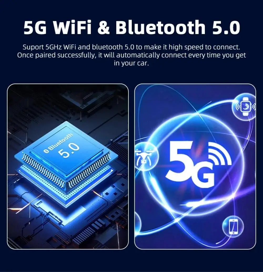 2025 NEW Wireless Carplay Adapter Android Auto 2in 1 Smart Dongle WIFI For iphone Android Phone For Volvo Benz Mg Kia Chery VW - LKBA