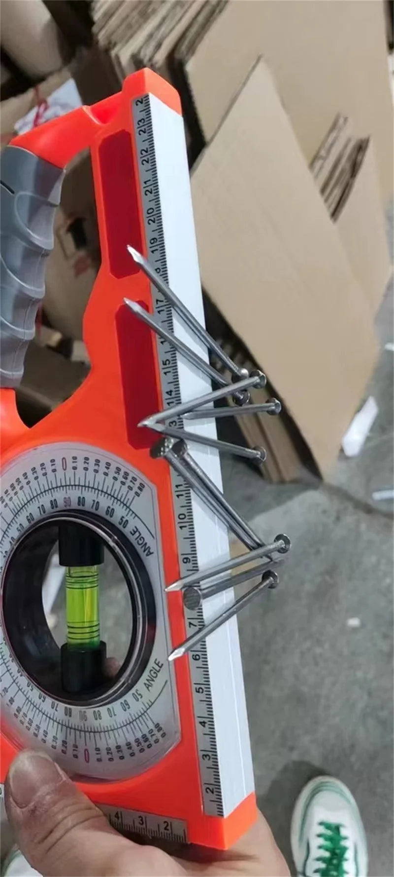 High Precision Angle Slope Measuring Instrument Magnetic Level Bubble Inclinometer Protractor Angle Finder Slope Scale Level - LKBA