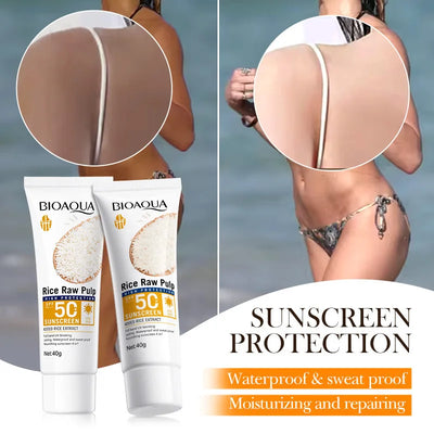 Facial Sunscreen Cream SPF 50+ Body Protector Solar Lotion Long-Lasting UV Protection Sun Sunburn - LKBA