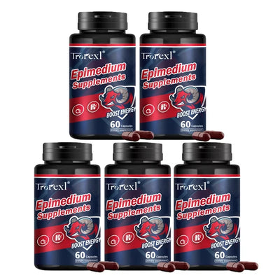 Herb Epimedium Capsules, Male Enhancing Supplement,Test Booster for Men Performance - Drive, Strength, Stamina Growth - LKBA