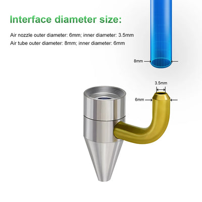 LASER TREE 4W 5W Optical Power Laser Head 450nm Blue Light TTL PWM Module For Laser Engraver Wood Cutting  DIY Woodworking Tools - LKBA