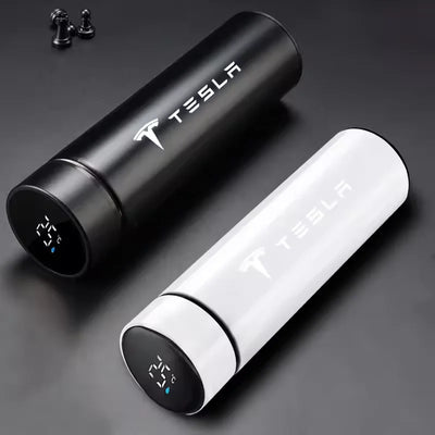 Coffee thermos leak proof car vacuum bottle travel portable thermos cup For Tesla Model 3 Y S X Cybertruck Juguete Roadster - LKBA