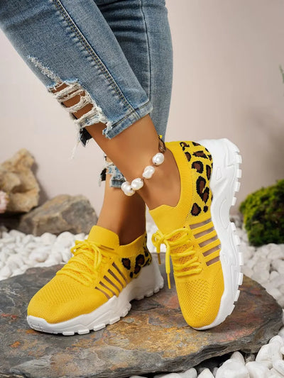 shoes woman 2025 [Leopard print sneakers] lightweight and breathable women's casual sneakers.women's shoes sale shoes - LKBA