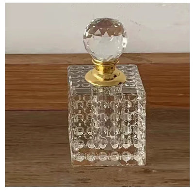2/10pcs High-grade 3ml/5ml Empty Clear Crystal Glass Essential Oil Bottle Attar Oil /Perfume Bottle With Glass Stick - LKBA