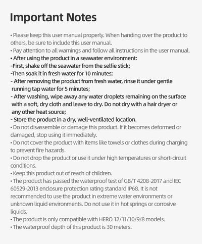 Underwater Selfie Stick Waterproof Diving Extendable Selfie Stick Wireless Remote Control - LKBA