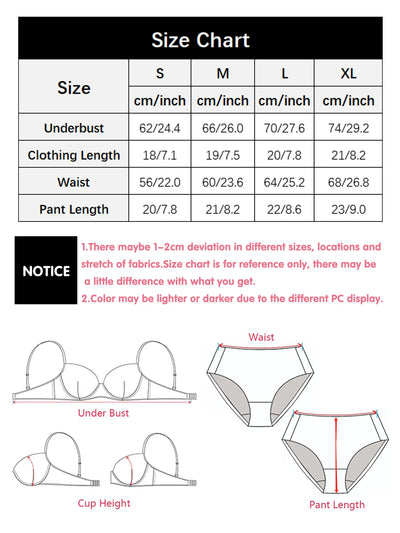 Sexy Lace Front Closure Wireless Bra & Panty Set Women's Underwear Lingerie Comfortable Push Up Bralette - LKBA