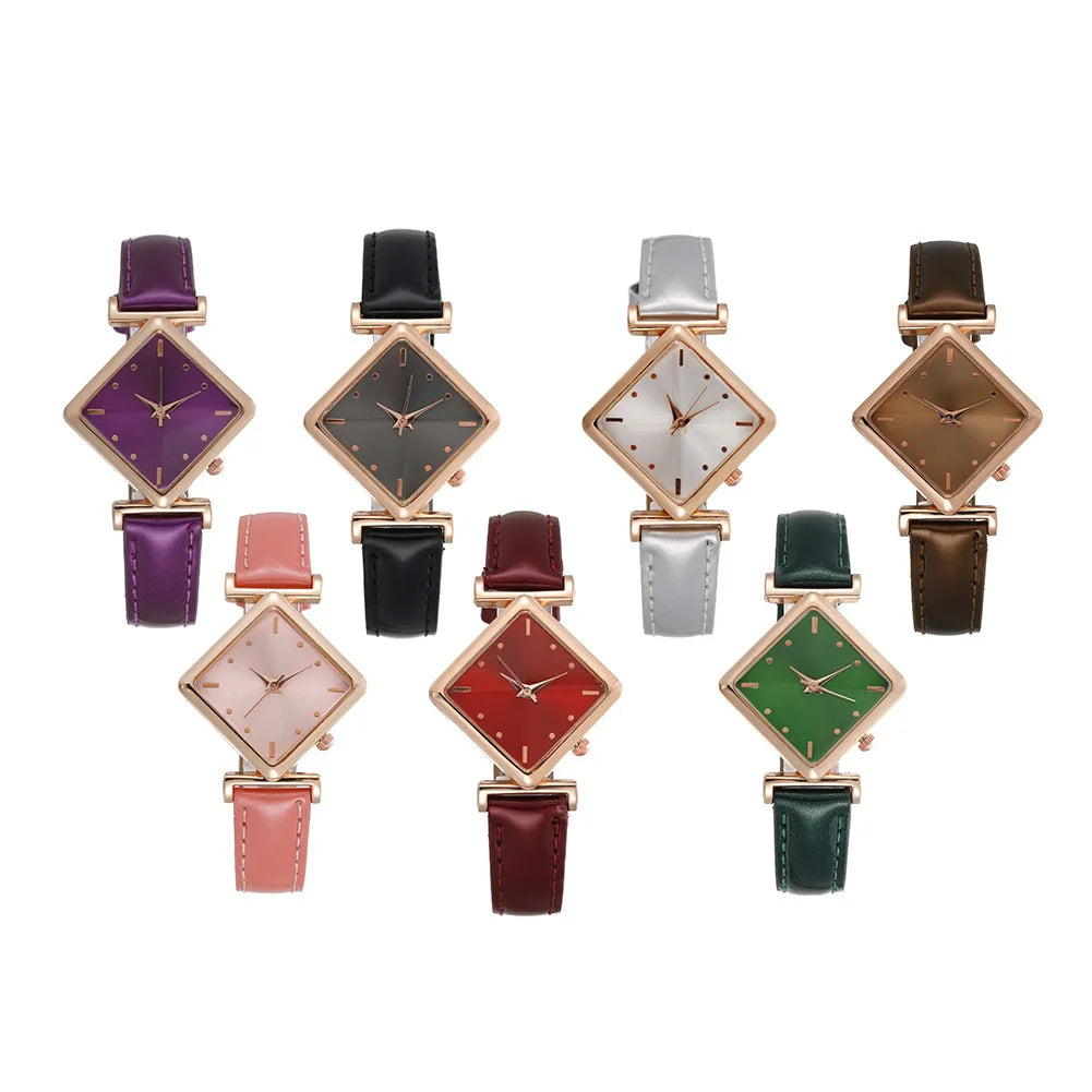 Luxury Brand Women's Watch Quartz Wristwatch Women Quartz Watches Ladies Clock Leather Watch Gift Reloj Mujer relojes de mujer - LKBA