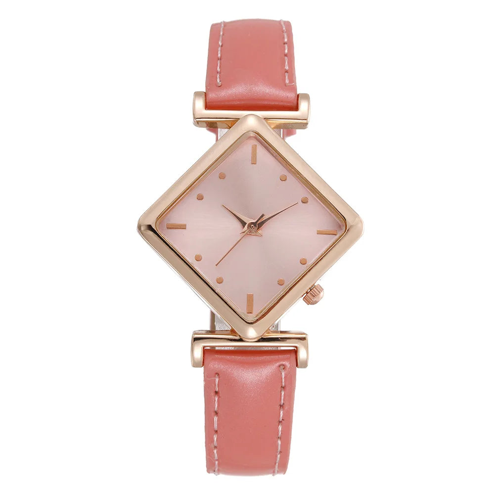 Luxury Brand Women's Watch Quartz Wristwatch Women Quartz Watches Ladies Clock Leather Watch Gift Reloj Mujer relojes de mujer - LKBA