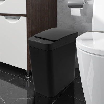 Automatic Sensor Trash Can 12L Touchless Infrared Motion Sensor Smart Trash Can for Kitchen Bathroom Waterproof Wastebasket NEW - LKBA