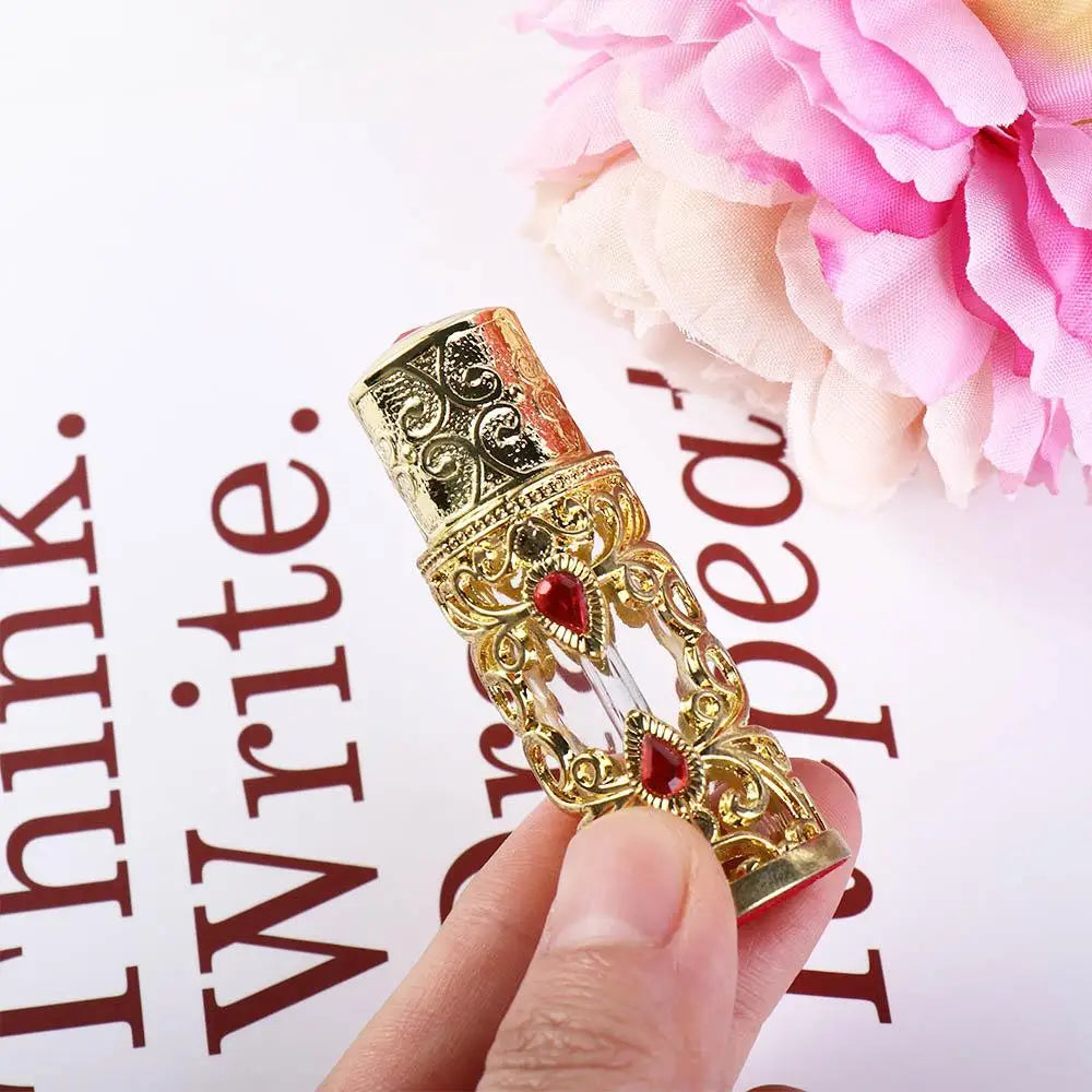 Alloy Dropper Arabian Style Dubai Middle East Style Perfume Bottles Cosmetic Container Refillable Bottles Essential Oil Bottles - LKBA