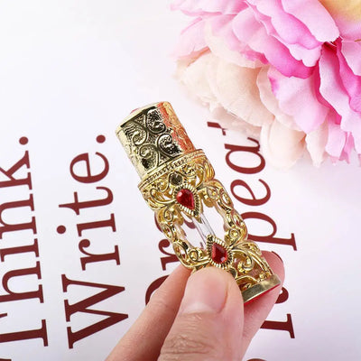 Alloy Dropper Arabian Style Dubai Middle East Style Perfume Bottles Cosmetic Container Refillable Bottles Essential Oil Bottles - LKBA