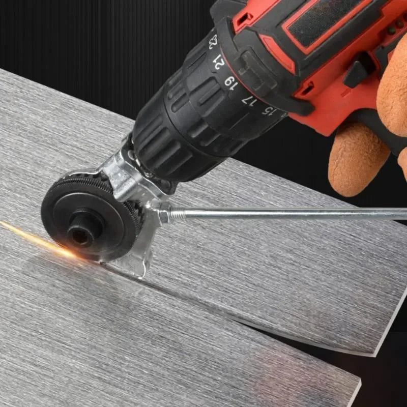 Electric Drill Refitting Plate Shears Effortlessly Cut Through Stainless Steel, Aluminum & Iron Sheet - LKBA