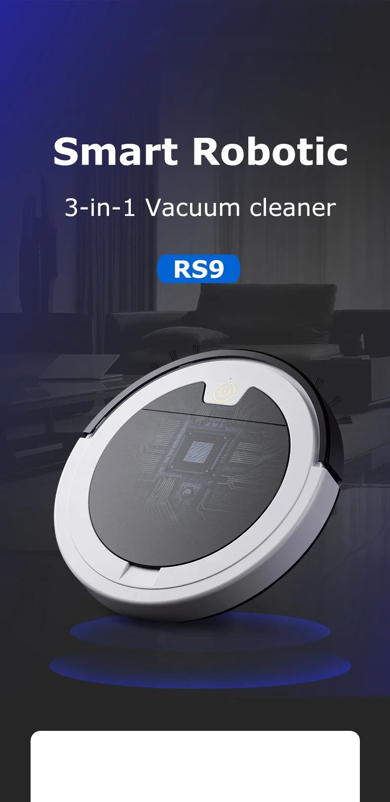 Intelligent Sweeping Robot Large Water Tank Mobile App Remote Control Planning And Cleaning Line Low Noise 2000 Pa Large Suction - LKBA