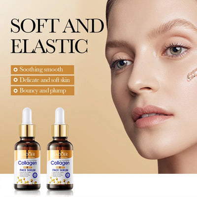 1/2/3pcs SADOER Collagen Face Serum skincare Facial Essence Liquid Anti-aging Moisturizing Nourishing Facial Serum Skin Care - LKBA