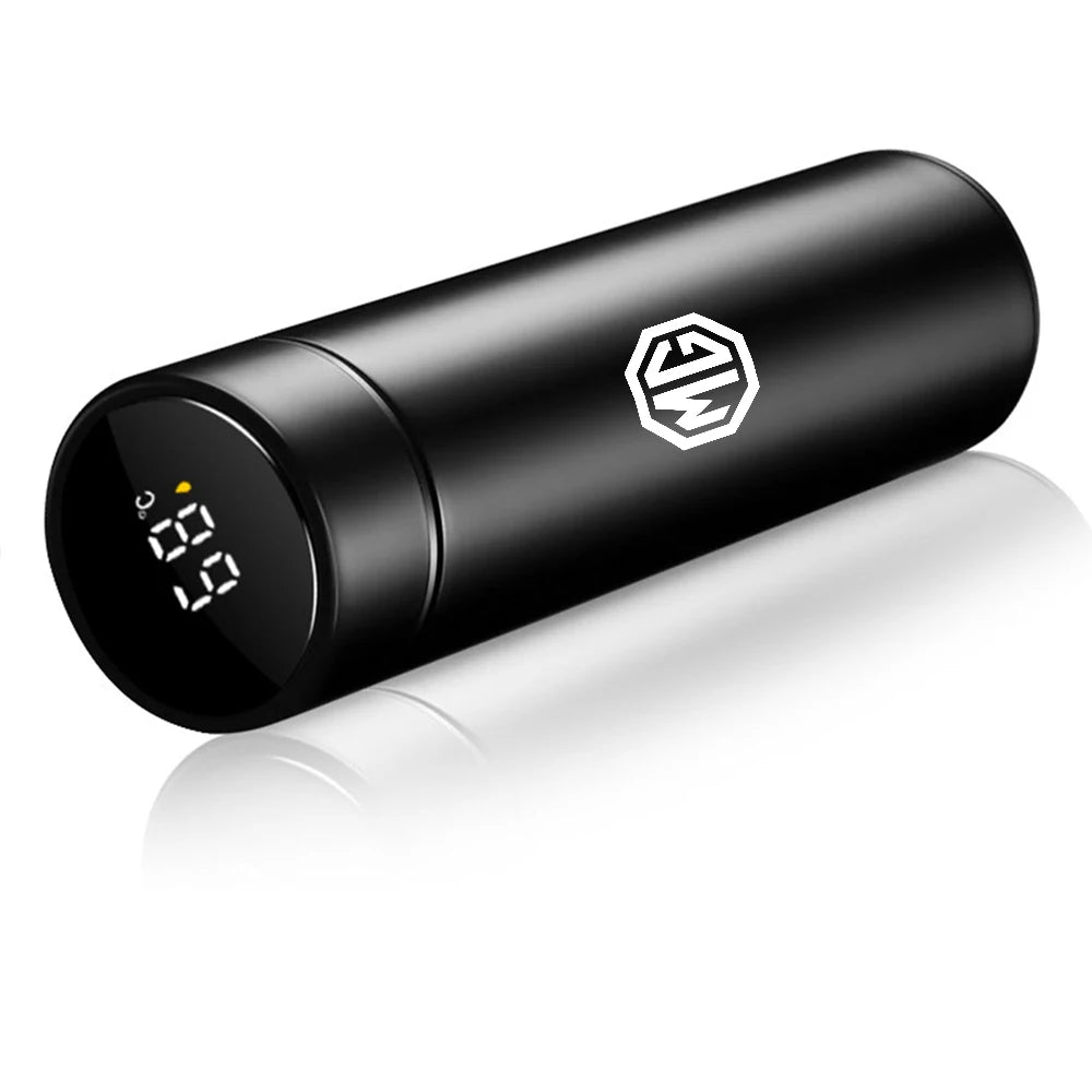 Car 500ml Smart Thermo Mug Drink Flask Temperature Display For MG ZS 5 7 6 Cyberster MG4 EV ES5 HS ONE GT GS MG3 EZS 3SW Scorpio - LKBA
