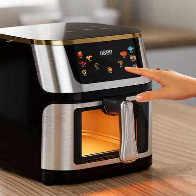 10L Large Capacity Air Fryer Multifunctional Electric Oven with Touch Screen Non-stick Pan - LKBA
