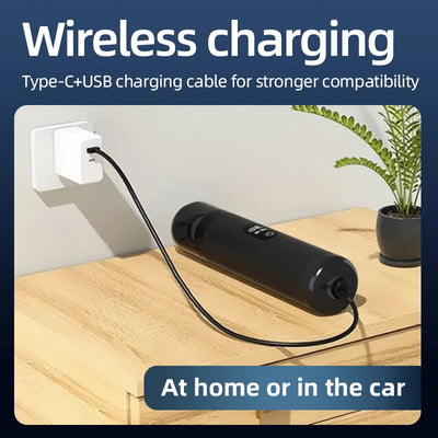 Car Vacuum Cleaner, Portable Cordless Handheld with 20000Pa Strong Suction - 2-in-1 Vacuum and Blower for Car, Home, Pet Hair - LKBA