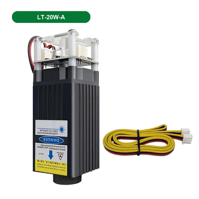 LASER TREE 4W 5W Optical Power Laser Head 450nm Blue Light TTL PWM Module For Laser Engraver Wood Cutting  DIY Woodworking Tools