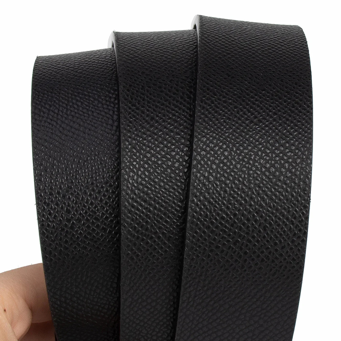 Men Business Belts Famous Brand Durable Leather Belt Dark Color - LKBA