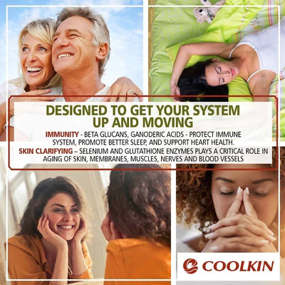 10 Mushroom Complex - Boost Energy, Improve Brain Function, Enhance Memory and Concentration, and Boost Immunity - LKBA