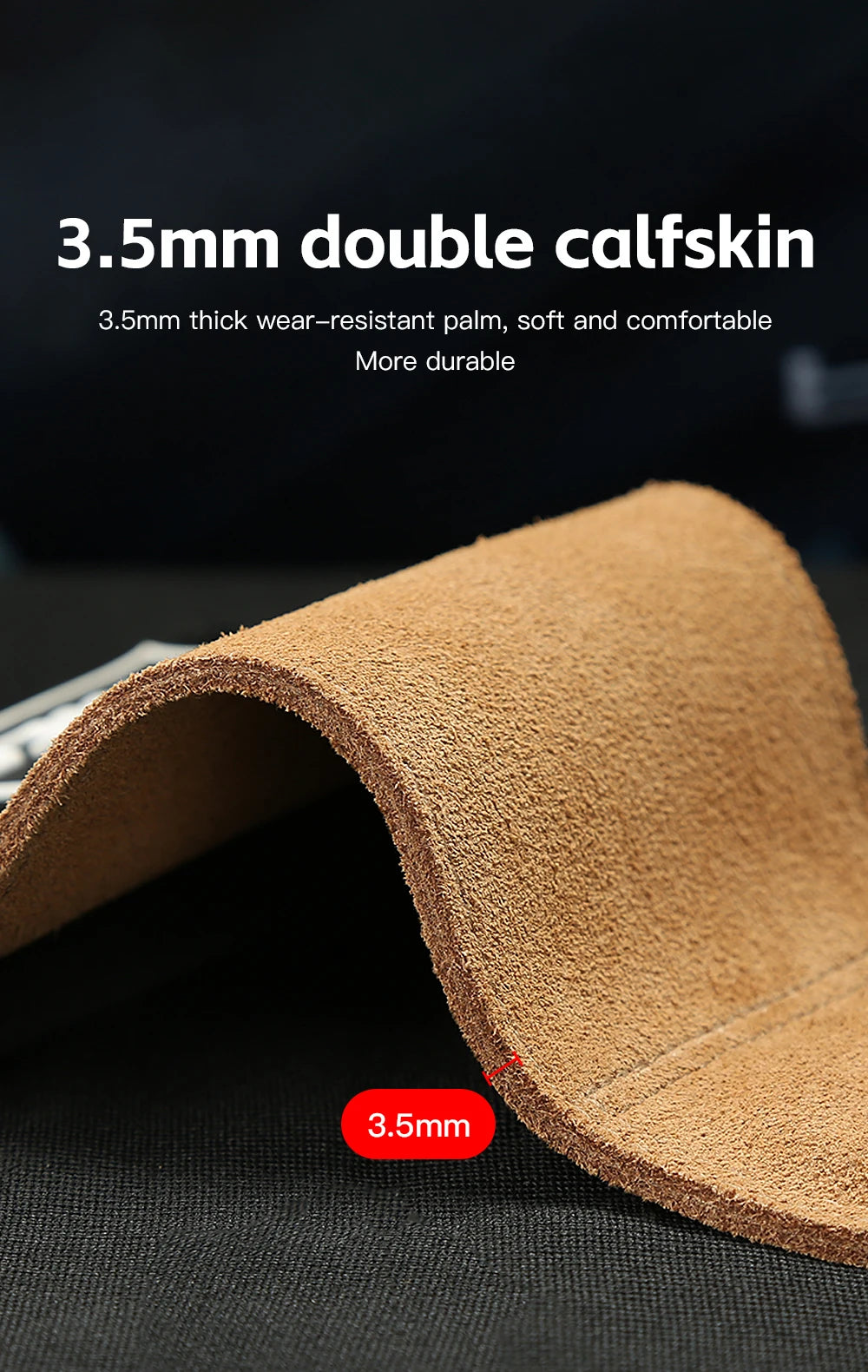 2Pcs Gym Gloves Fitness Hand Palm Protection Equipment Anti Slip Wear-resistant Wrist Protection Hard Pull Grip Strength Gloves - LKBA