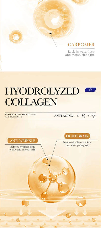 1/2/3pcs SADOER Collagen Face Serum skincare Facial Essence Liquid Anti-aging Moisturizing Nourishing Facial Serum Skin Care - LKBA